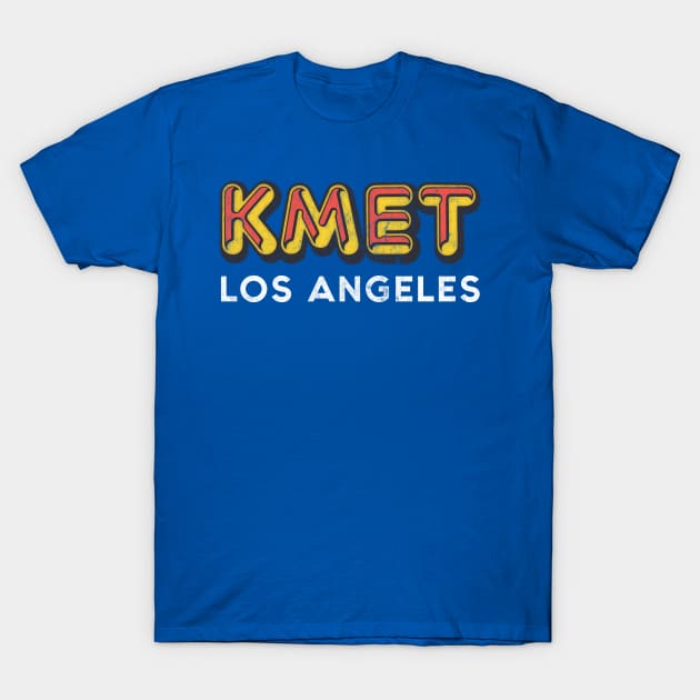 KMET Los Angeles - 80s Progressive Rock Radio Station T-Shirt by CultOfRomance